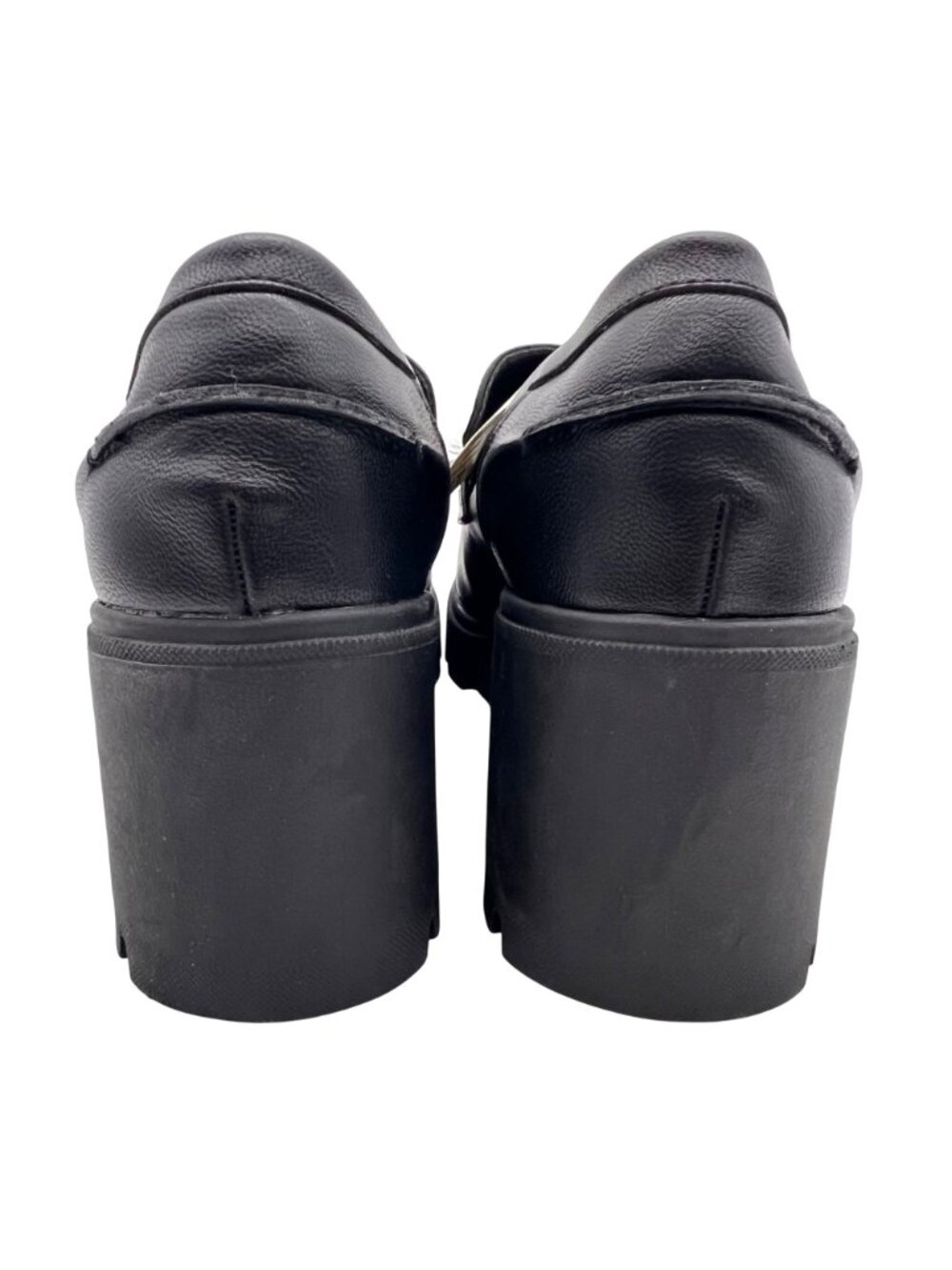 A.N.A. Platform Penny Loafers Womens Size 9M Black Chunky Block Heel Tassels NEW - Picture 9 of 15